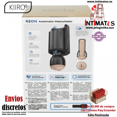 Keon WiFi Combo · Automatic Male Masturbator & Feel Stroke · Kiiroº