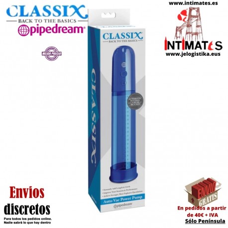 Auto-Vac Power Pump · Bomba de vacío automática · Classix
