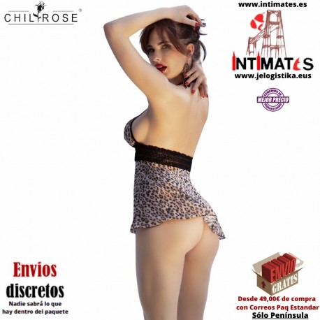 CR-4500 · Babydoll y tanga Wildcat · Chilirose