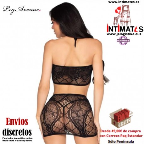 Conjunto de 2 piezas de sujetador y minifalda · Leg Avenue