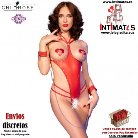 CR-4874 · Body abierto en rojo intenso · Chilirose