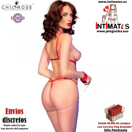 CR-4874 · Body abierto en rojo intenso · Chilirose