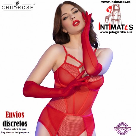 CR-4878 · Guantes rojos · Chilirose