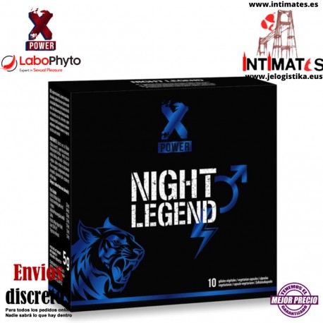 Night Legend Caps - 10 uds. · Aumenta la libido y el rendimiento · Labophyto