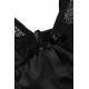 Gold Lace Black Satin Teddy · Dear Lover