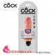Vibrating Stiffy 5" Flesh · King Cock