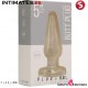 Plug Anal Basic 12,7 cm Cristal · Plug & Play